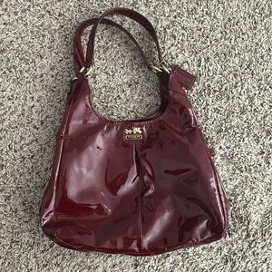 Vintage Coach Patent Maggie bag with dust bag. Barely used, amazing condition.